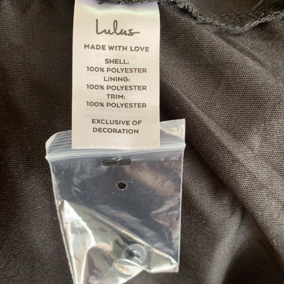 NWT Lulus Radiant Love Black Embroidered Skater Dress S - Picture 12 of 14